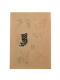Pre stenciled fake skin Animals 1